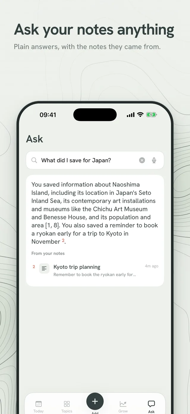 Screenshot from the Mapable App Store listing